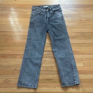 Burberry womens Washed Gray Straight Jeans